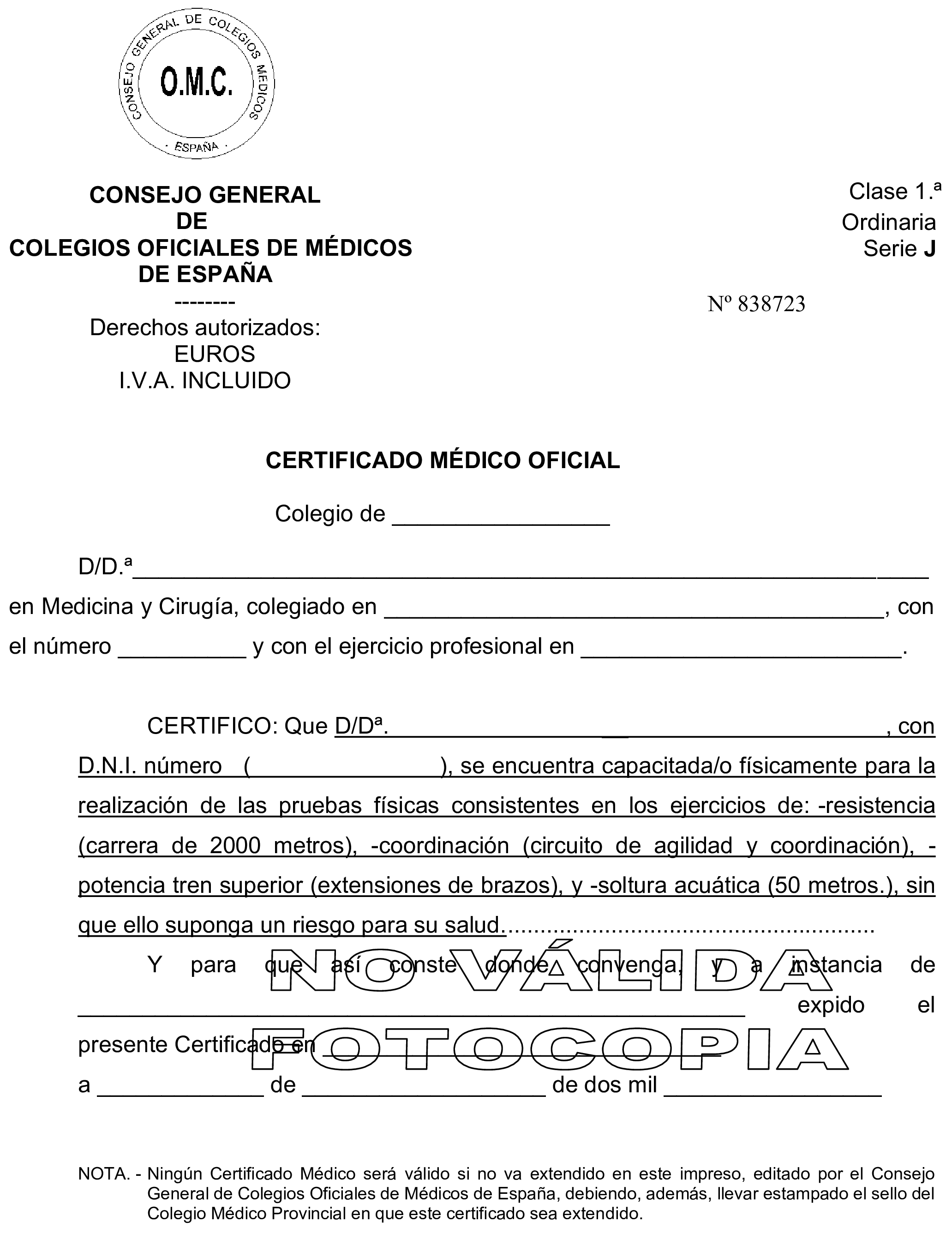 Imagen del texto oficial